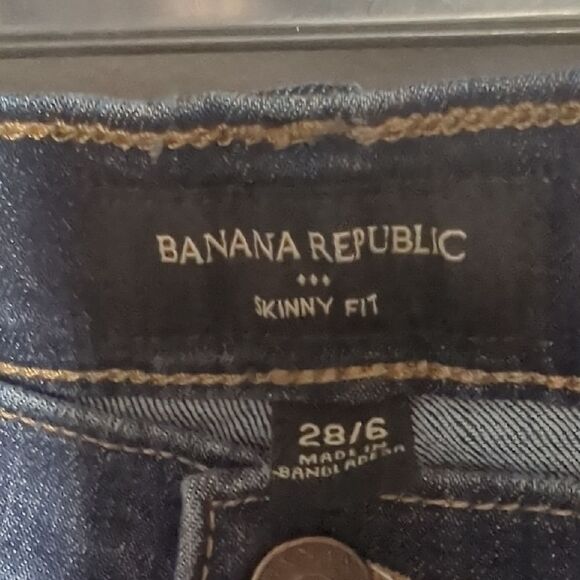 Banana Republic Blue Skinny Jeans Classic Fit - Picture 4 of 6